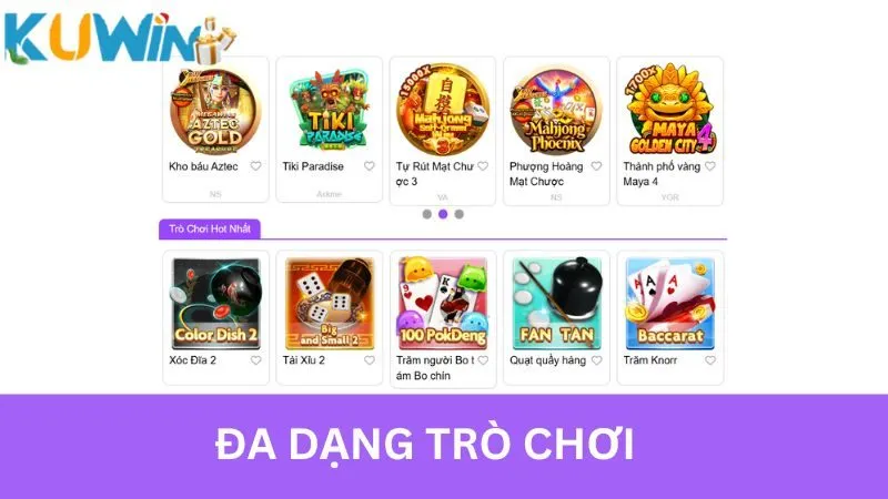 Các trò chơi hấp dẫn tại sảnh R88 Game Bài 3D