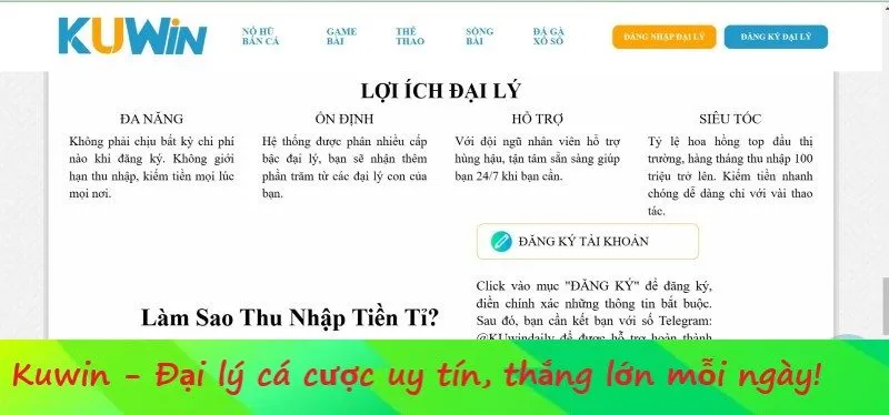 Đại lý Kuwin cần chú ý một số điểm khi công tác