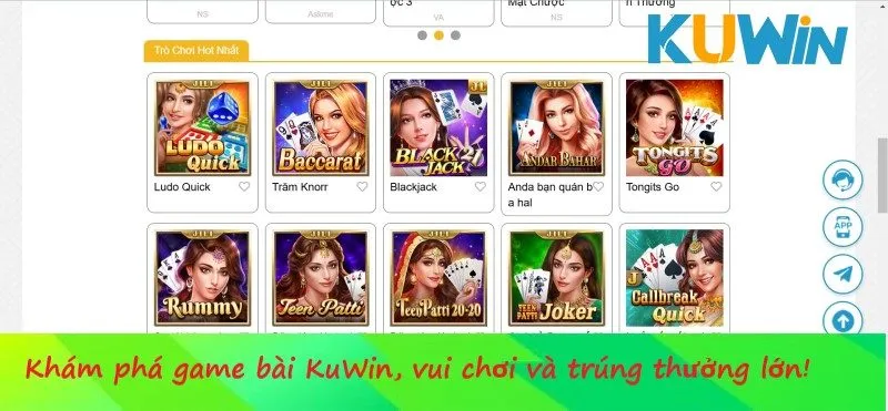 Trình tự đơn giản để tham gia cá cược game bài Kuwin