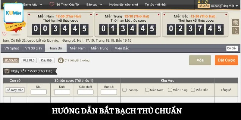 Hướng dẫn bắt bạch thủ chuẩn