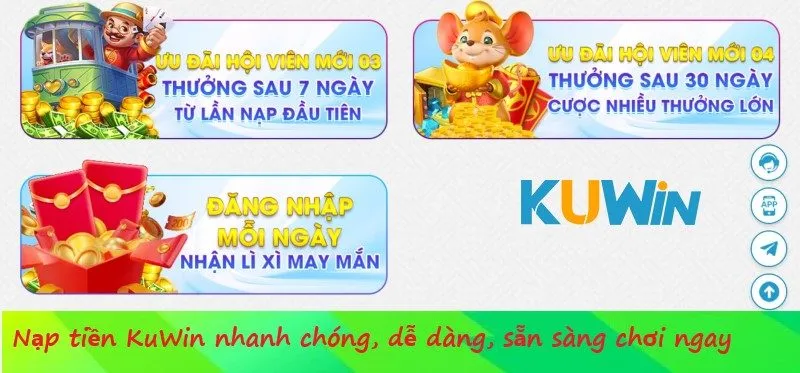 nạp tiền Kuwin qua ngân hàng nhanh chóng và thuận tiện