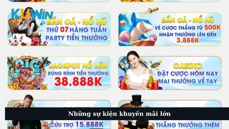 Những sự kiện khuyến mãi lớn 