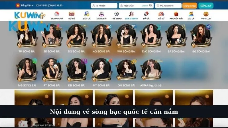 Sòng bạc quốc tế Kuwin