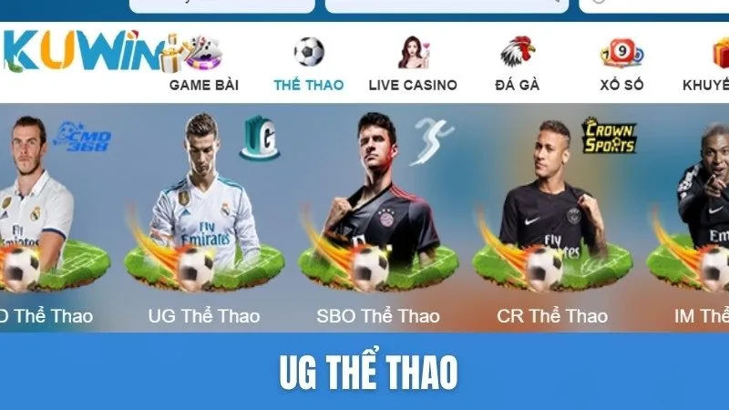 UG Thể Thao - Sảnh Game Cá Cược Thể Thao Hấp Dẫn Số 1