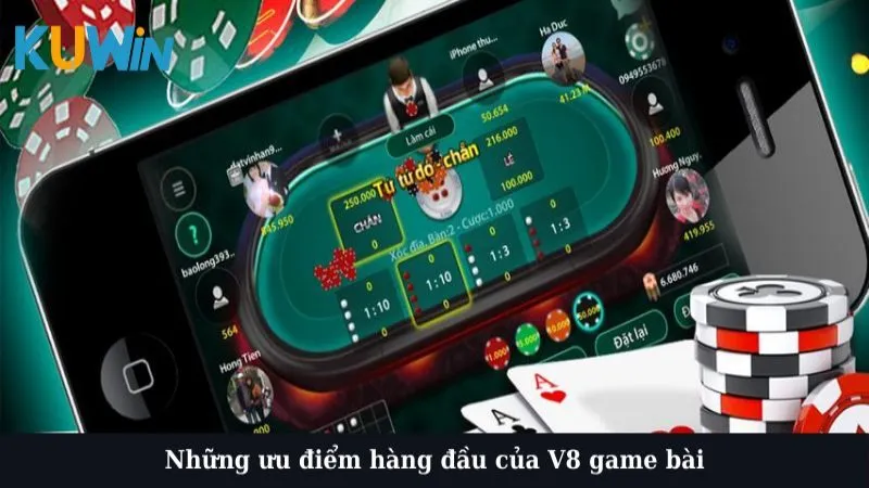 Những ưu điểm hàng đầu của V8 game bài