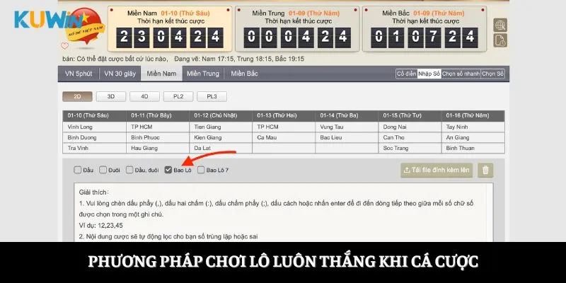 Phương pháp chơi lô luôn thắng khi cá cược